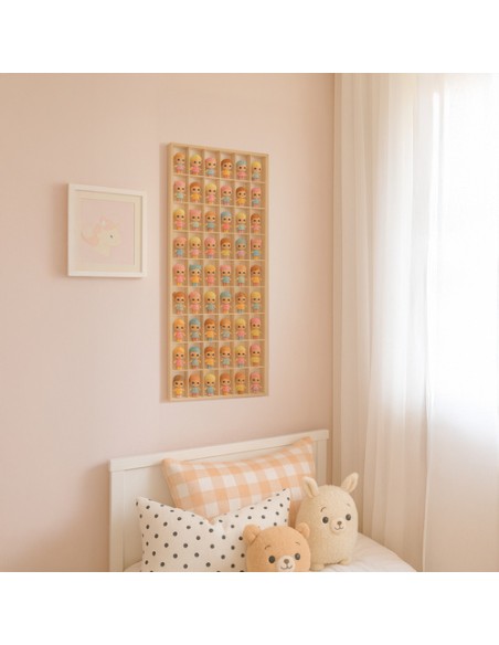 Medinė lentyna lėlėms Kruzzel 26969