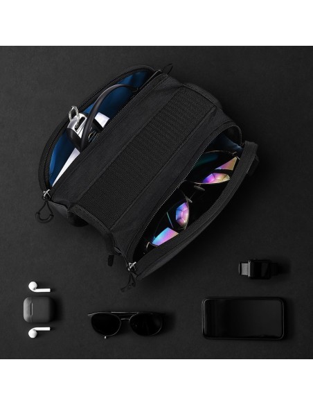 
Dviračio rėmo krepšys + nuimamas telefono dėklas iki 6,5 colio, 1,5 l, juodas
