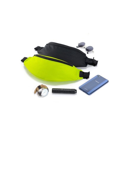 
Bėgimo diržas, juosmens krepšys, telefono dėklas, raktai, dokumentai, juoda piniginė
