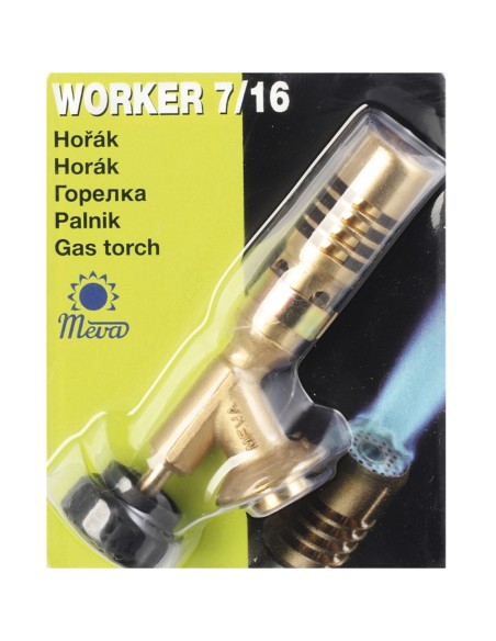 Dujų degiklis PB kasetėms su 7/16'' vožtuvu WORKER 1,8kW Dujų degiklis PB kasetėms su 7/16'' vožtuvu WORKER 1,8kW