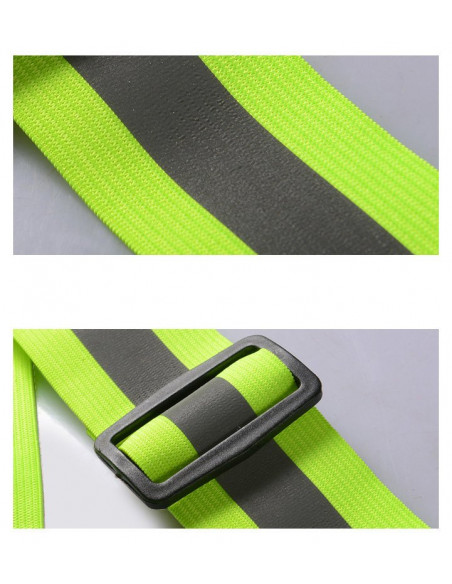 
Šviesą atspindinti liemenė dviračiui, varikliui, bėgimui, oranžinė
