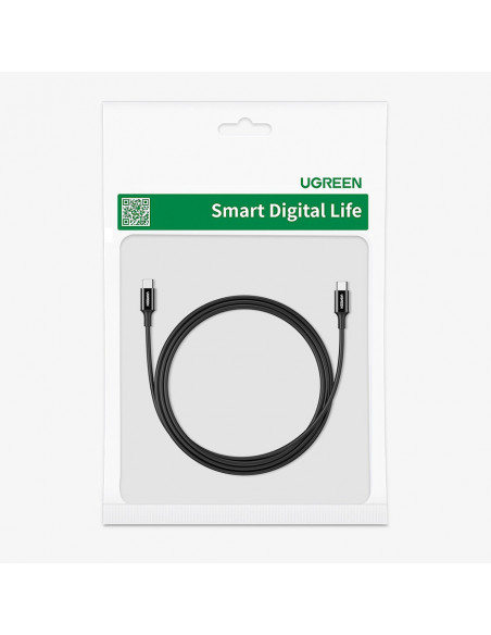 
USB-C 5A greito įkrovimo laidas PD QC 1m baltas
