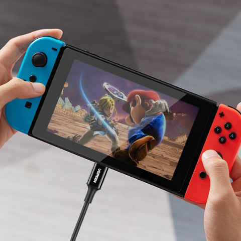 
USB-C 5A greito įkrovimo laidas PD QC 1m baltas
