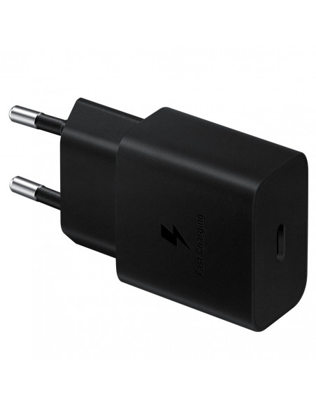 
USB-C 15W PD AFC sieninis įkroviklis, juodas
