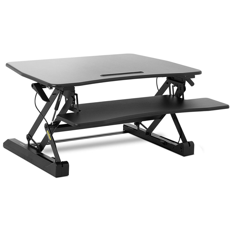 Stovas stalinis darbo stotis nešiojamojo kompiuterio monitoriui reguliuojamas 165-415 mm iki 15 kg