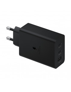 
Sieninis įkroviklis 2x USB-C ir 1x USB PPS PD 65W QC 3.0 AFC FCP juodas
