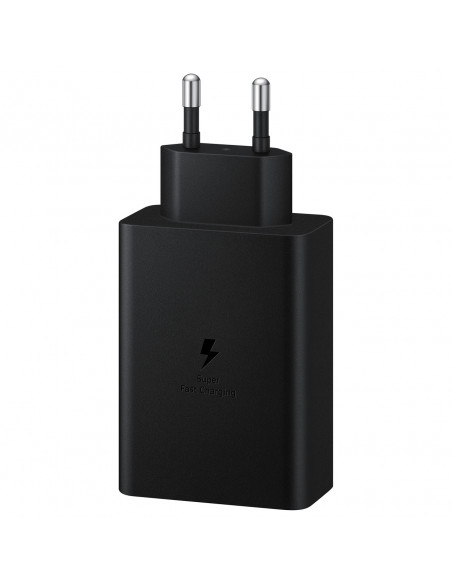
Sieninis įkroviklis 2x USB-C ir 1x USB PPS PD 65W QC 3.0 AFC FCP juodas
