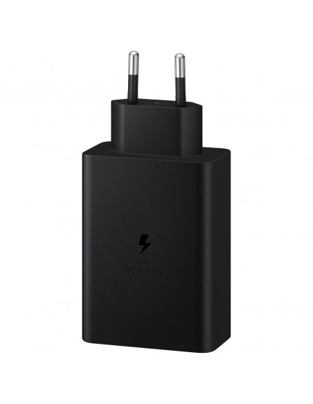 
Sieninis įkroviklis 2x USB-C ir 1x USB PPS PD 65W QC 3.0 AFC FCP juodas
