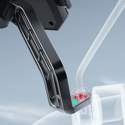 
F7C+ juodas motociklo telefono laikiklis ant vairo
