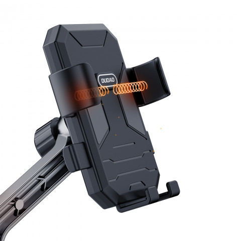 
F7C+ juodas motociklo telefono laikiklis ant vairo
