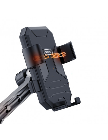 
F7C+ juodas motociklo telefono laikiklis ant vairo
