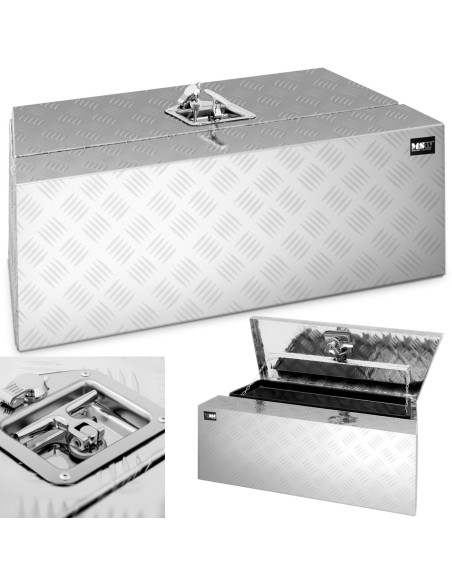 Rakinama aliuminio transportavimo įrankių dėžė 75 l 75 x 25 x 40 cm Rakinama aliuminio transportavimo įrankių dėžė 75 l 75 x 25 x 40 cm