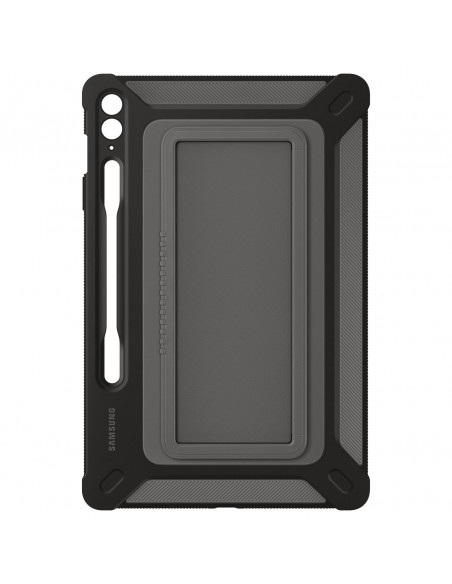 
Šarvuotas dėklas su stovu, skirtas „Galaxy Tab S9 FE+“ lauko dėklas, juodas
