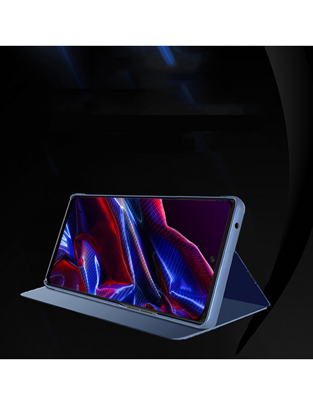 
Blizgus atverčiamas dėklas, skirtas „Xiaomi 13 Lite Clear View Case“, juodas
