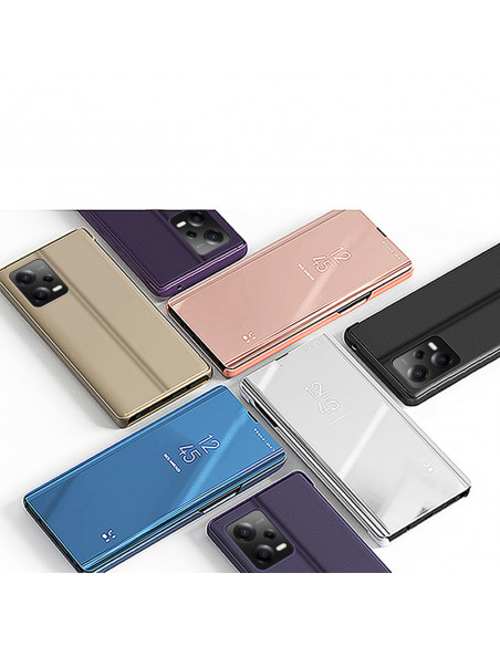 
Blizgus atverčiamas dėklas, skirtas „Xiaomi 13 Lite Clear View Case“, juodas
