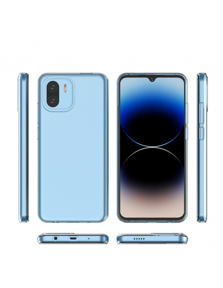 
Itin plonas 0,5 mm skaidrus dėklas, skirtas „Xiaomi Redmi A2 / Redmi A1 Ultra Clear“.
