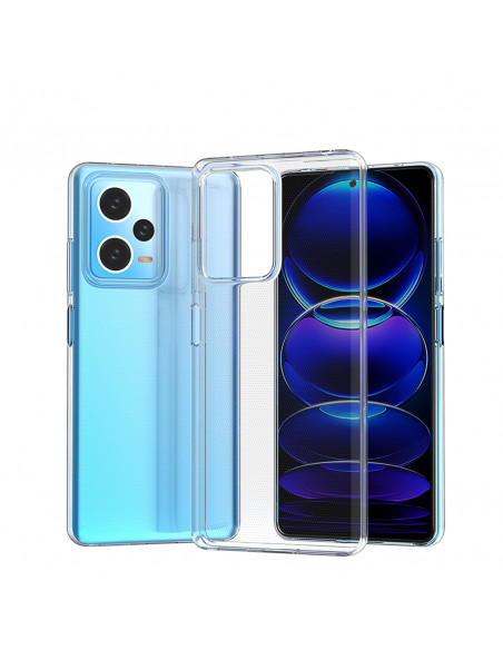 
Itin plonas 0,5 mm skaidrus dėklas, skirtas „Xiaomi Redmi Note 12 Pro+“ telefonui.
