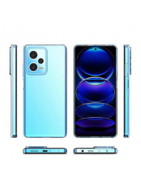 
Itin plonas 0,5 mm skaidrus dėklas, skirtas „Xiaomi Redmi Note 12 Pro+“ telefonui.
