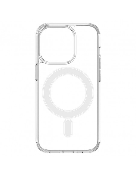 
Lankstus gelinis dėklas, skirtas „iPhone 15 Pro Max“, magnetinis su „MagSafe“ ir permatomas
