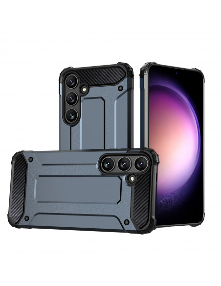 
Sustiprintas šarvuotas dėklas, skirtas „Samsung Galaxy S24+ Hybrid Armor“, mėlynas
