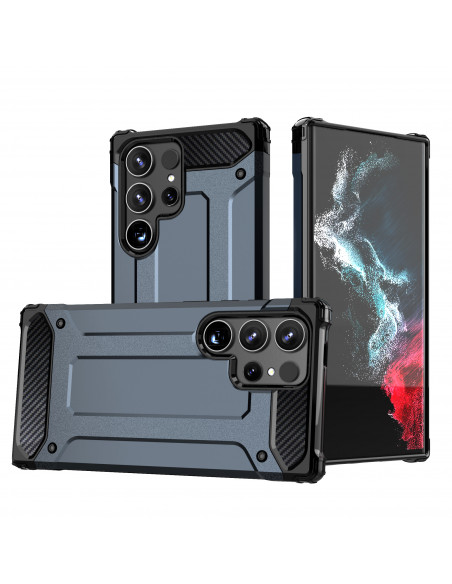 
Sustiprintas šarvuotas dėklas, skirtas „Samsung Galaxy S24 Ultra Hybrid Armor“ mėlynas
