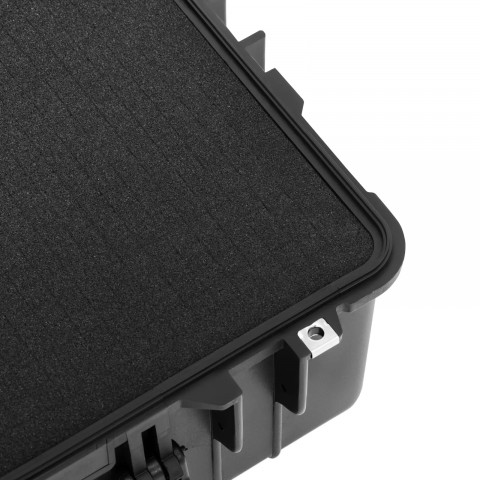 
Apsauginis transportavimo dėklas ant ratukų su ištraukiama rankena 56 x 45,5 x 26,5 cm 46 l
