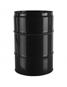 
Plieninė metalinė statinė TH 60L su 2 ir 3/ 4 dangteliais - JUODA
