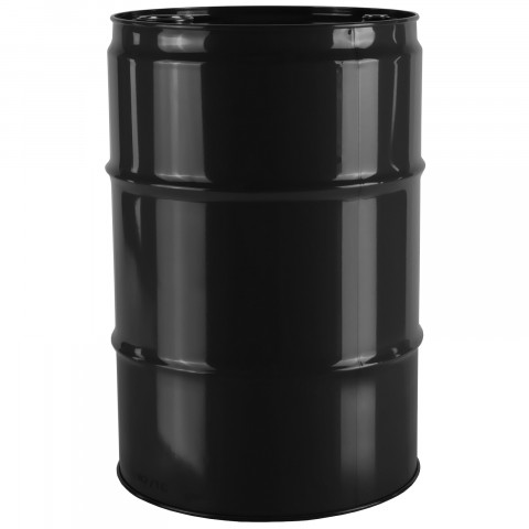 
Plieninė metalinė statinė TH 60L su 2 ir 3/ 4 dangteliais - JUODA
