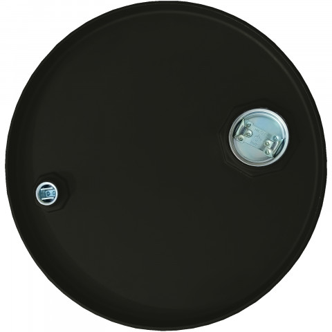 
Plieninė metalinė statinė TH 60L su 2 ir 3/ 4 dangteliais - JUODA
