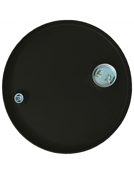 
Plieninė metalinė statinė TH 60L su 2 ir 3/ 4 dangteliais - JUODA
