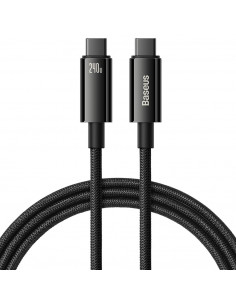 
Pintinis USB-C kabelis 480Mb/ s 240W Volframo aukso spalvos 3m juodas
