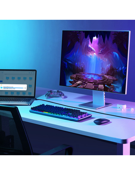 
Ethernet Cat 5 RJ-45 1000Mb/ s susuktos poros tinklo kabelis, 8 m, juodas
