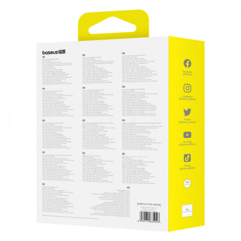 
PRO 160W GaN GaN5 sieninis įkroviklis, 2x USB-C / USB-A + USB-C laidas, juodas
