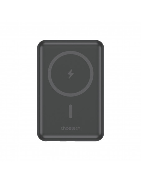 
Belaidis nešiojamasis akumuliatorius 10000mAh, „MagSafe“ USB-A ir USB-C, su stovo funkcija, juodas
