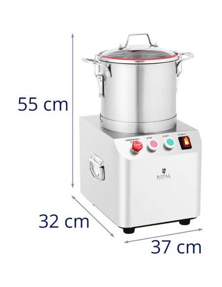 Maitinimo peilis pjaustytuvas smulkinimui mėsos pjaustymas daržovių pjaustymas 1400 aps./min 6 L 550 W Maitinimo peilis pjaustytuvas smulkinimui mėsos pjaustymas daržovių pjaustymas 1400 aps./min 6 L 550 W