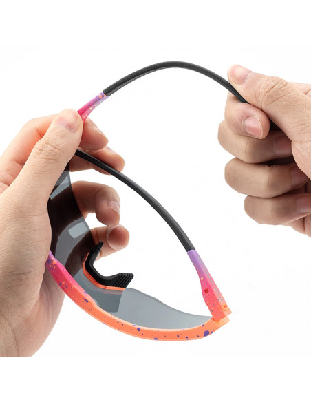 
Poliarizuoti dviratininko akiniai su UV 400 filtru, juodi
