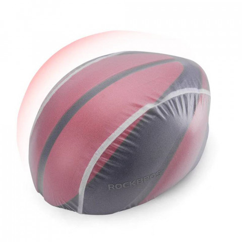 
Žalias dviračio šalmo uždangalas nuo lietaus
