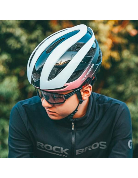 
Universalus reguliuojamo dydžio dviračio šalmas, mėlynas ir rožinis
