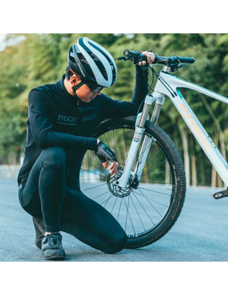 
Universalus reguliuojamo dydžio dviračio šalmas, L dydžio, juodas ir baltas
