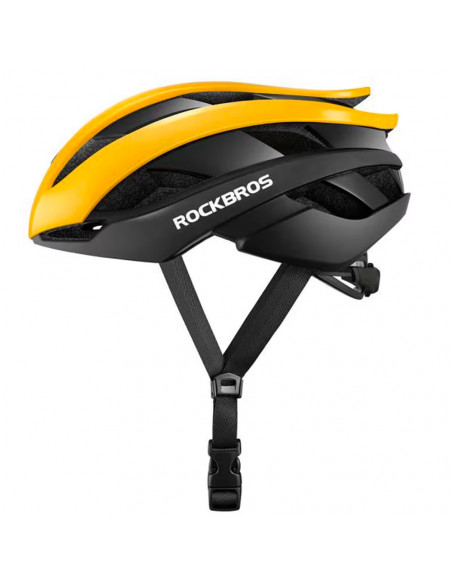 
Universalus dviračio šalmas, reguliuojamas, M dydis, juodas ir geltonas
