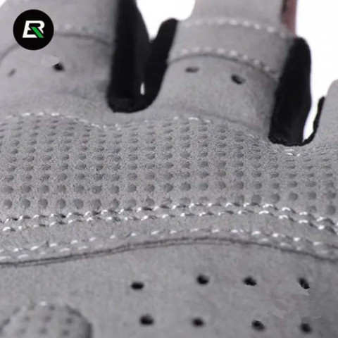 
Bepirštės dviračių pirštinės su greito atsegimo funkcija, L dydis, pilkos
