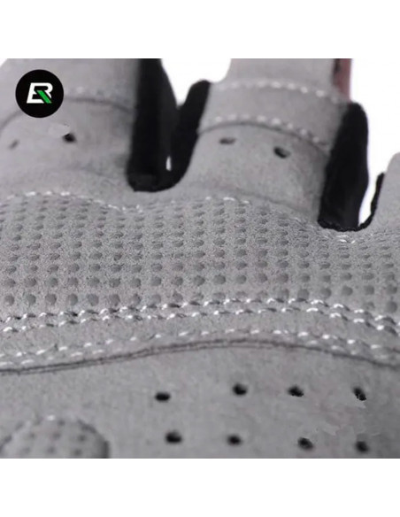 
Dviratininko pirštinės be pirštų, greito atsegimo, M dydis, pilkos
