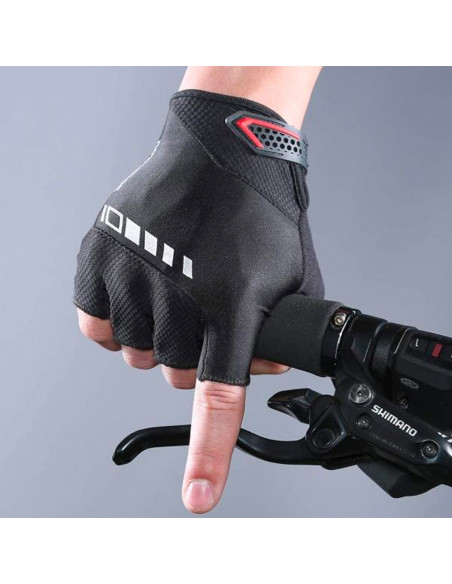 
Dviratininko pirštinės su gelio įdėklais, L dydžio, juodos
