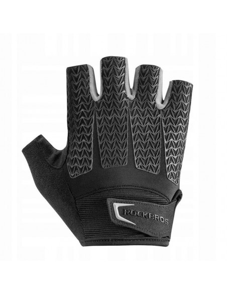 
Dviratininko pirštinės su gelio įdėklais, S dydžio, pilkos
