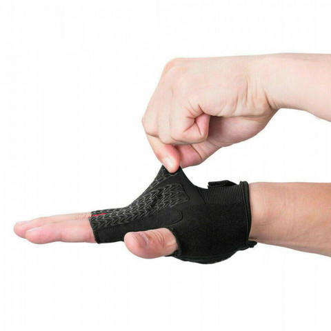 
Dviratininko pirštinės su gelio įdėklais, S dydžio, pilkos
