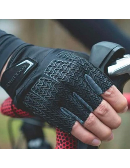 
Dviratininko pirštinės su gelio įdėklais, S dydžio, pilkos
