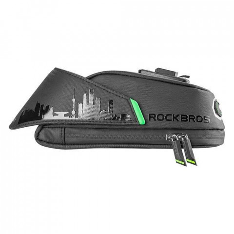 
Dviračio krepšys telefonui ir įrankiams po balneliu su greito atsegimo funkcija, juodas
