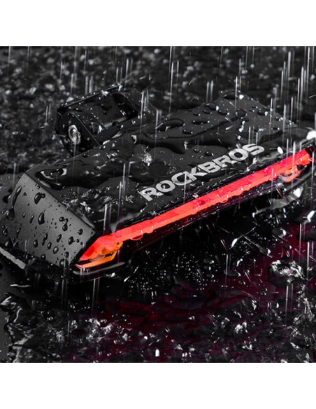 
Galinis dviračio žibintas su lazeriniu nuotolinio valdymo pultu ir USB-A posūkio signalo funkcija
