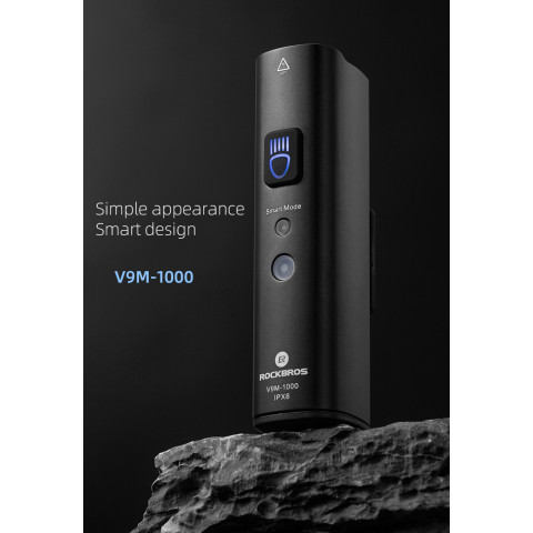 
Priekinis dviračio žibintas 1000lm 5 režimai vandeniui atsparus USB žibintuvėlis
