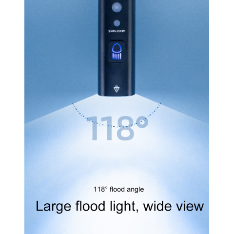 
Priekinis dviračio žibintas 1000lm 5 režimai vandeniui atsparus USB žibintuvėlis
